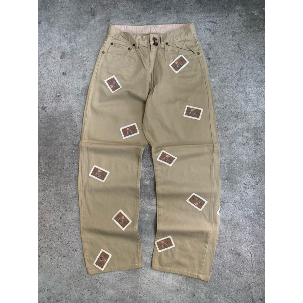 BAGGY PANTS PATCHWORK PINK HOUSE JAPAN