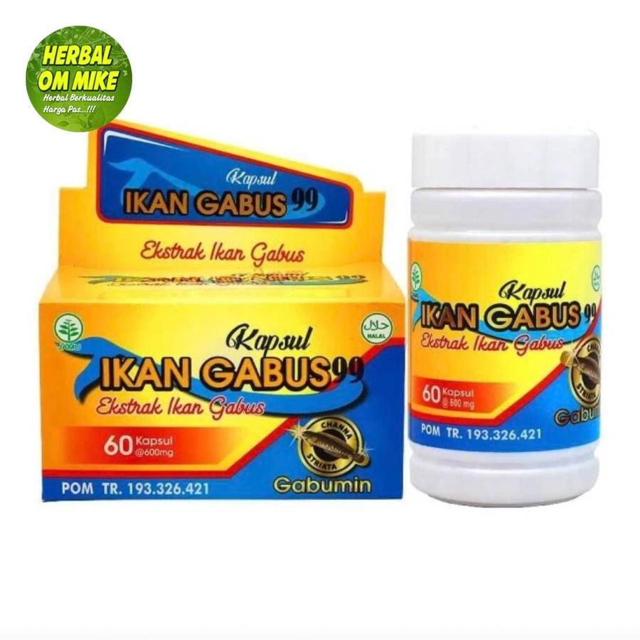 Kapsul ikan gabus 99 eksrak ikan gabus