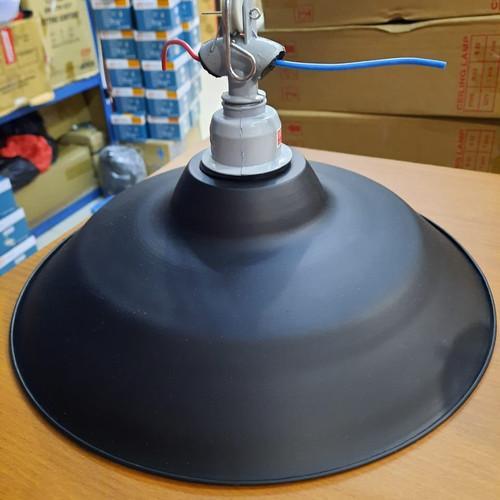 Kap Lampu Gantung WD Hitam Diameter 30CM Kap Lampu Gantung Outdoor Hitam