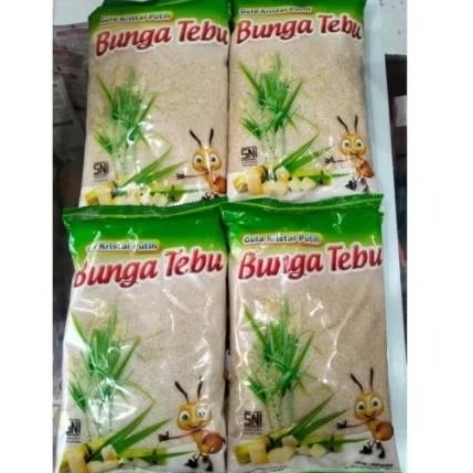 

( PAKET 4 PCS ) Gula Bunga Tebu 500 Gr / gula Pasir Murah