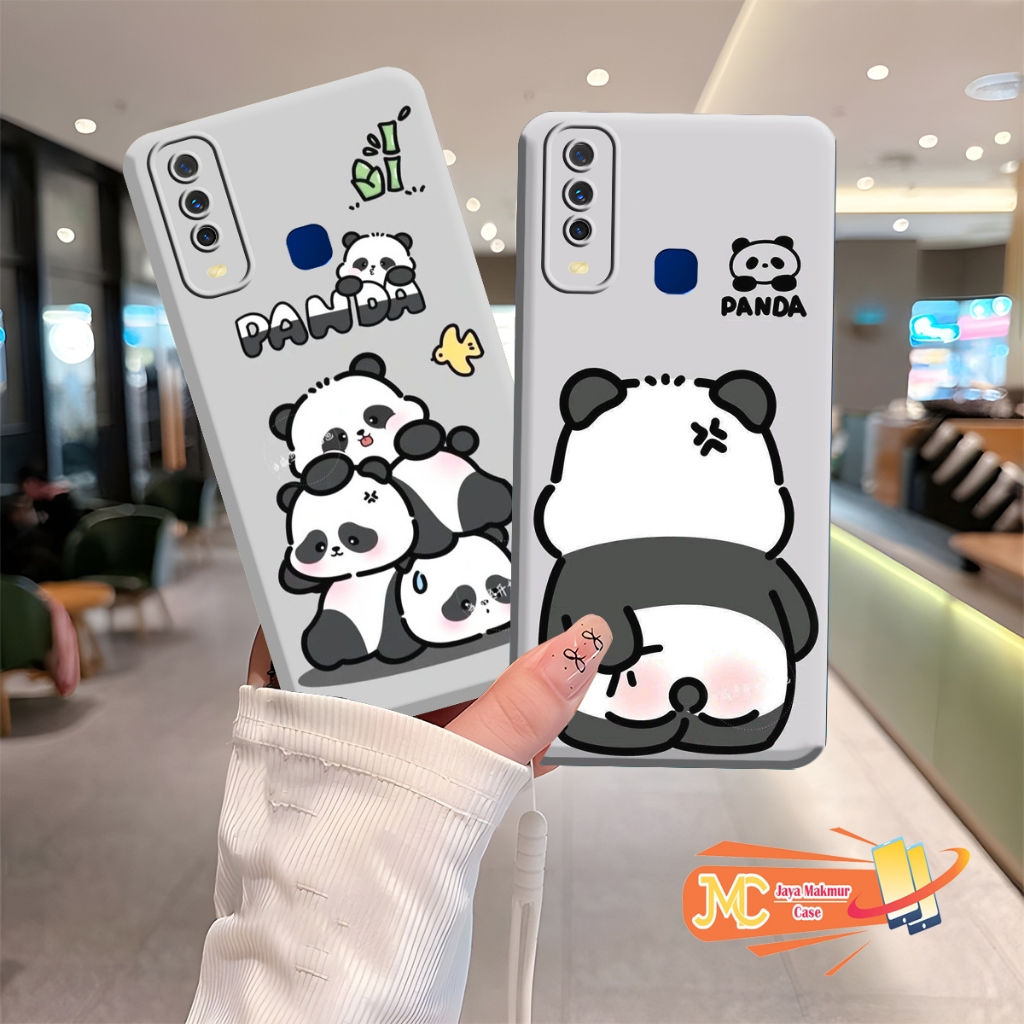 SOFTCASE VIVO Y17 - Y19 - Y16 - Y15 - Y12 - Y12i - Y11- Y12s - YA20- Y20a - Y20i - Y20SG Motif Panda