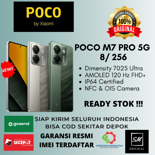Xiaomi Poco M7 PRO 8/256 GB POCO M7 PRO 5G 8/256 GB GARANSI RESMI