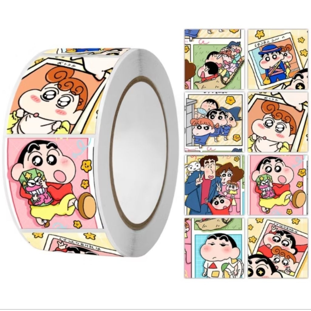 

STICKER ROLL isi 500pcs MURAH