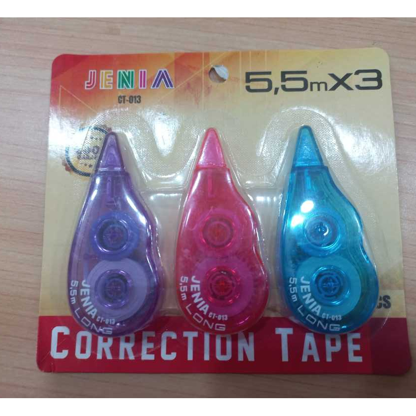 

JENIA CORRECTION TAPE CT-013 ISI 3