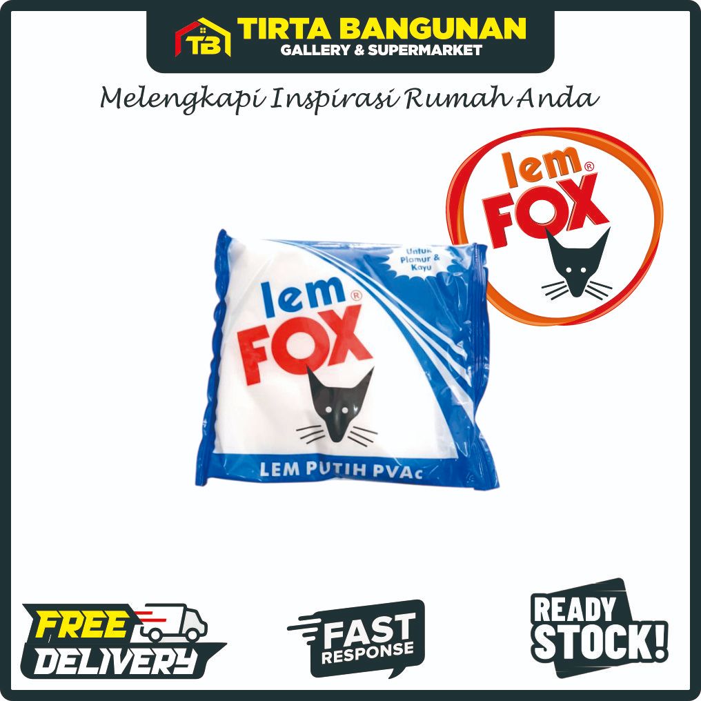 

[DIJAMIN ORI] LEM FOX PUTIH KEMASAN BIRU 350 GR / 600 GR