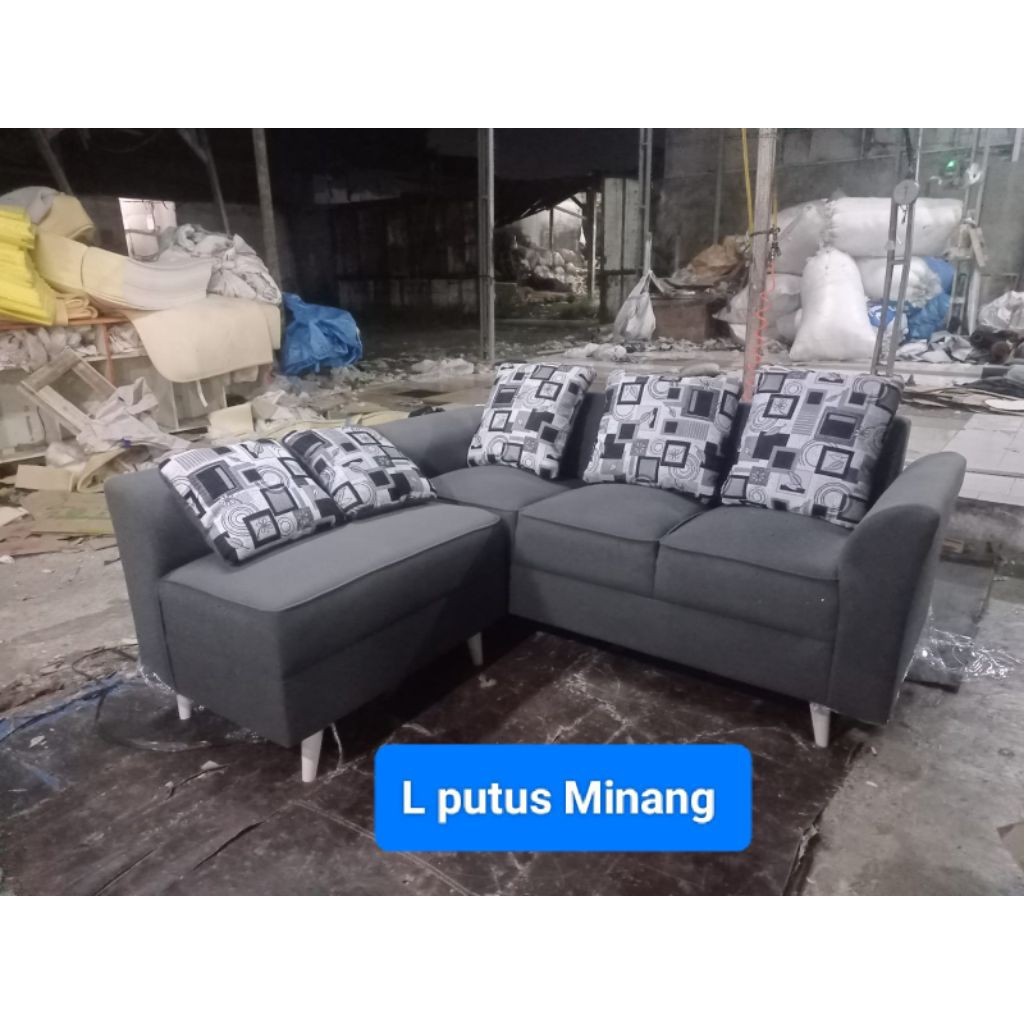 sofa l minimalis ruang tamu kecil