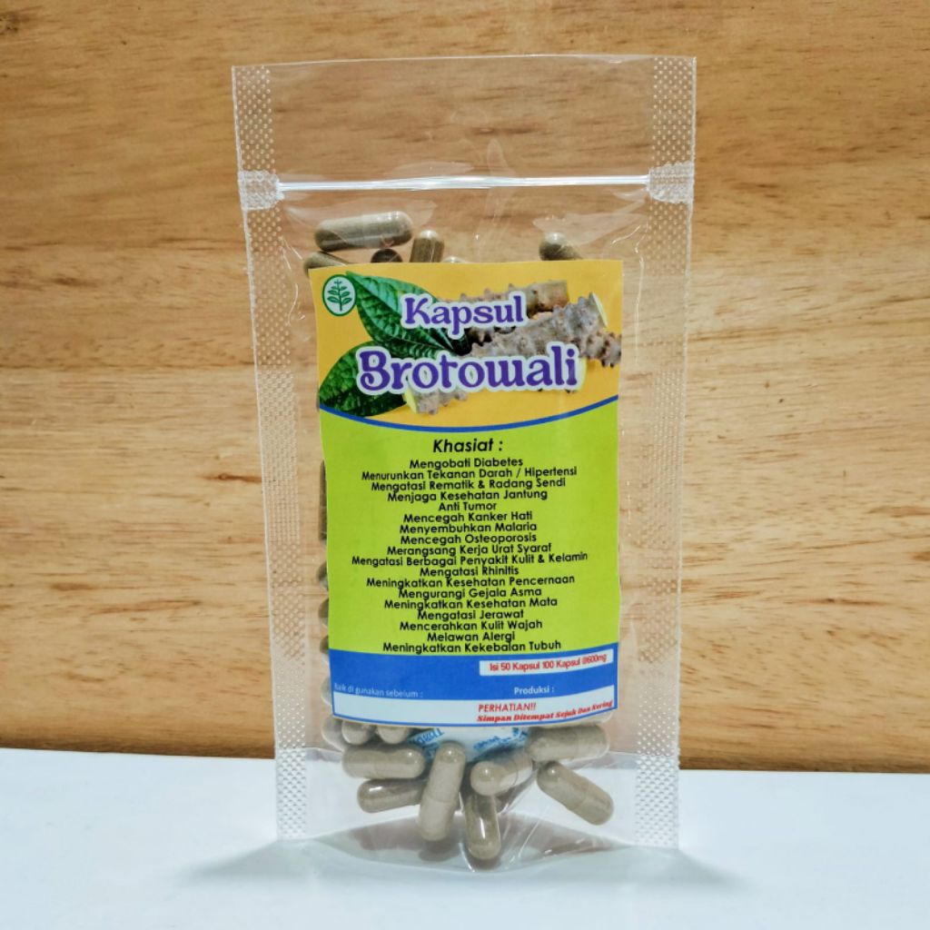 Herbal Brotowali isi 100 kapsul