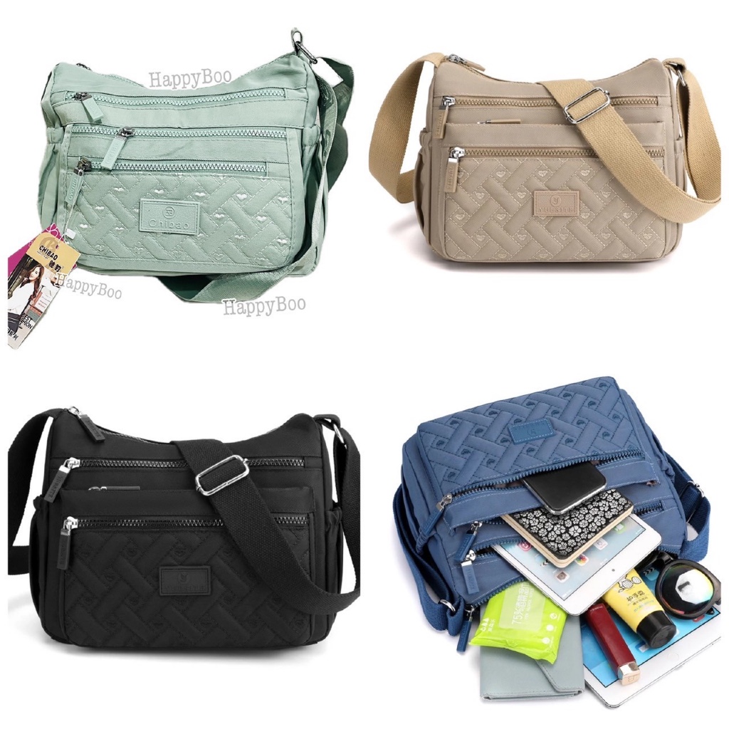 Tas selempang chibao ori motif bordir love cilov tas selempang fashion import ( garansi kualitas )