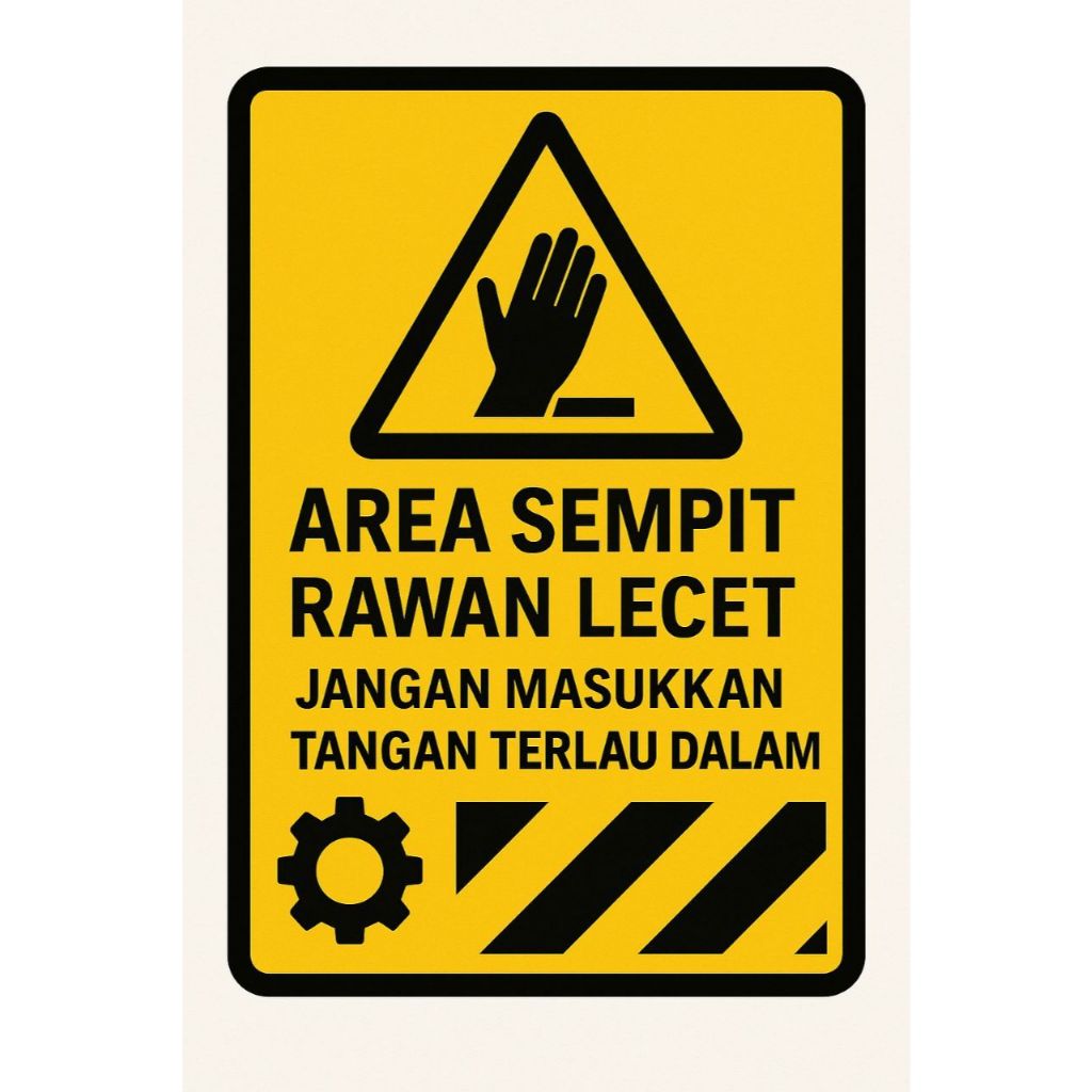 

stiker custom area sempit