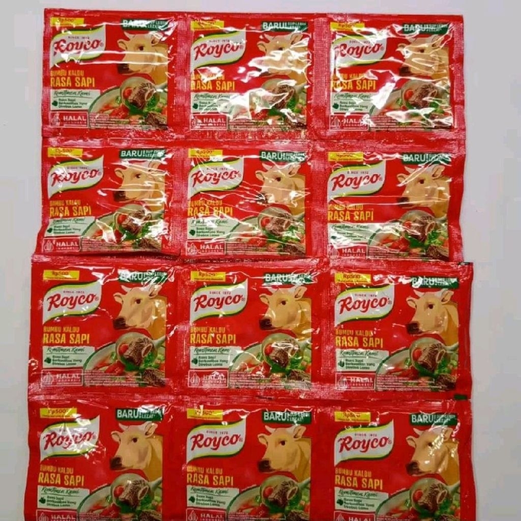 

royco ayam sapi 1 renceng isi 12 sachet
