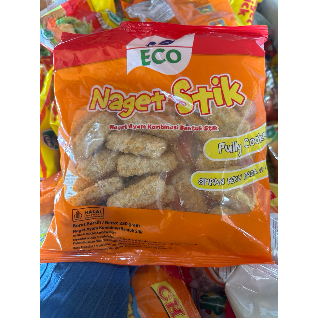 

nugget so eco bentuk stick 250gr
