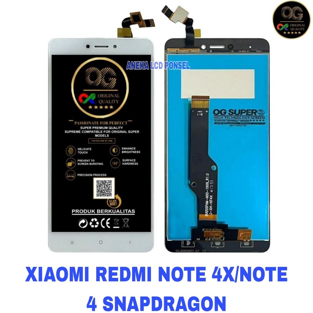 LCD XIAOMI REDMI NOTE 4X/NOTE 4 SNAPDRAGON