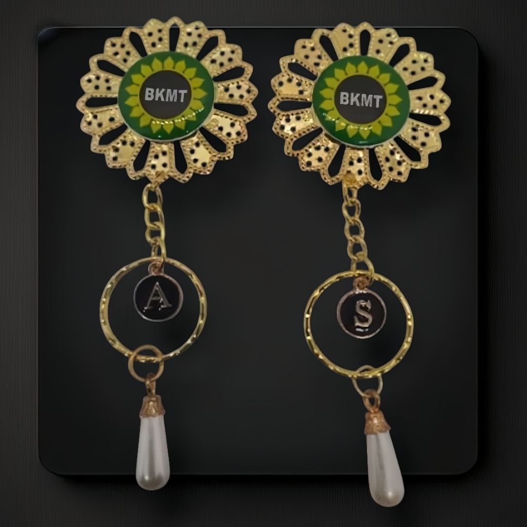 Bros Rumbai inisial huruf logo BKMT (bisa pilih huruf A-Z)