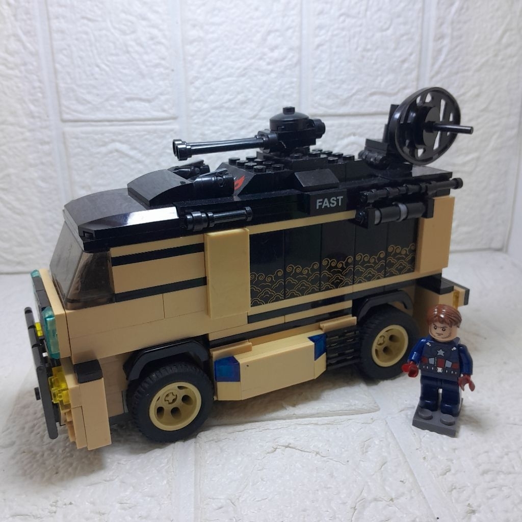 Leho brick kw mobil radar/lego mobil tempur/lego kendaraan/lego bekas