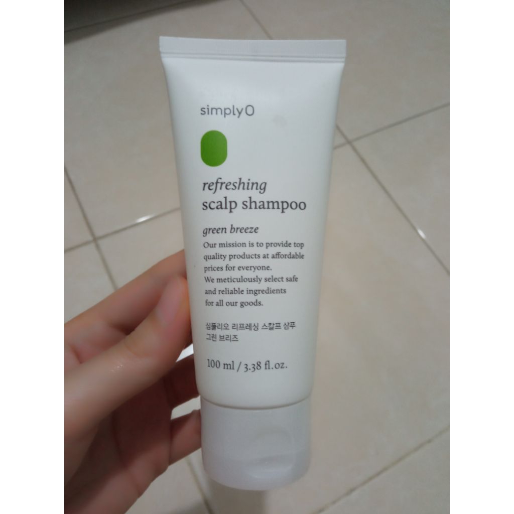 simplyO Refreshing Scalp Shampoo 100ml (Bekas)