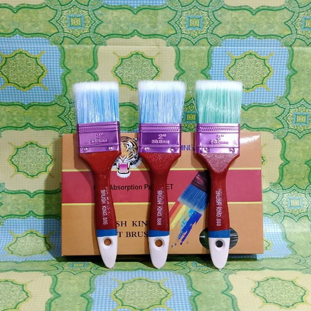 

Kuas Nylon GG Kayu Brush King 888 Uk 2'' 2In 2Inch LUSINAN