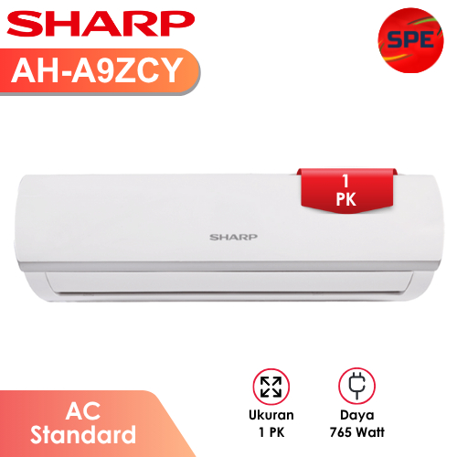 AC 1 PK SHARP STANDARD AH-A9ZCY GARANSI RESMI (MEDAN)