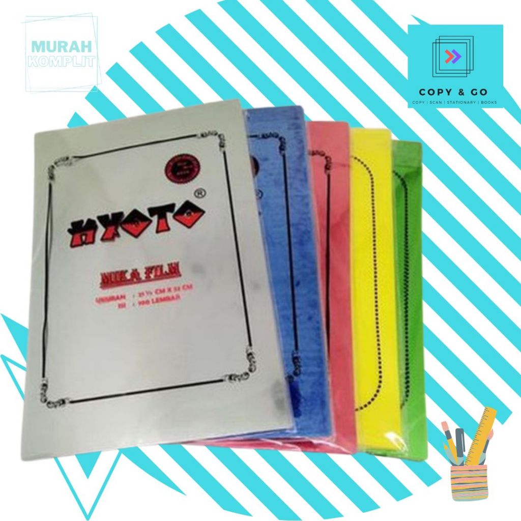 

(10 Lembar) Plastik Mika Ukuran Folio/Plastik Jilid Mika F4