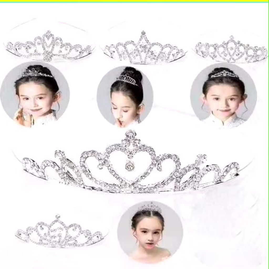 Bando Mahkota Wanita Korea Fashion / Bando Anak / Bando Princess / Bandana Mahkota