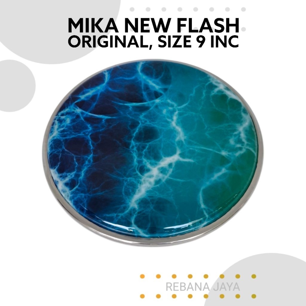 Mika Darbuka 9 Inc Dumbuk Calti Motif Red Fire / Blue Fire / New Flash Original