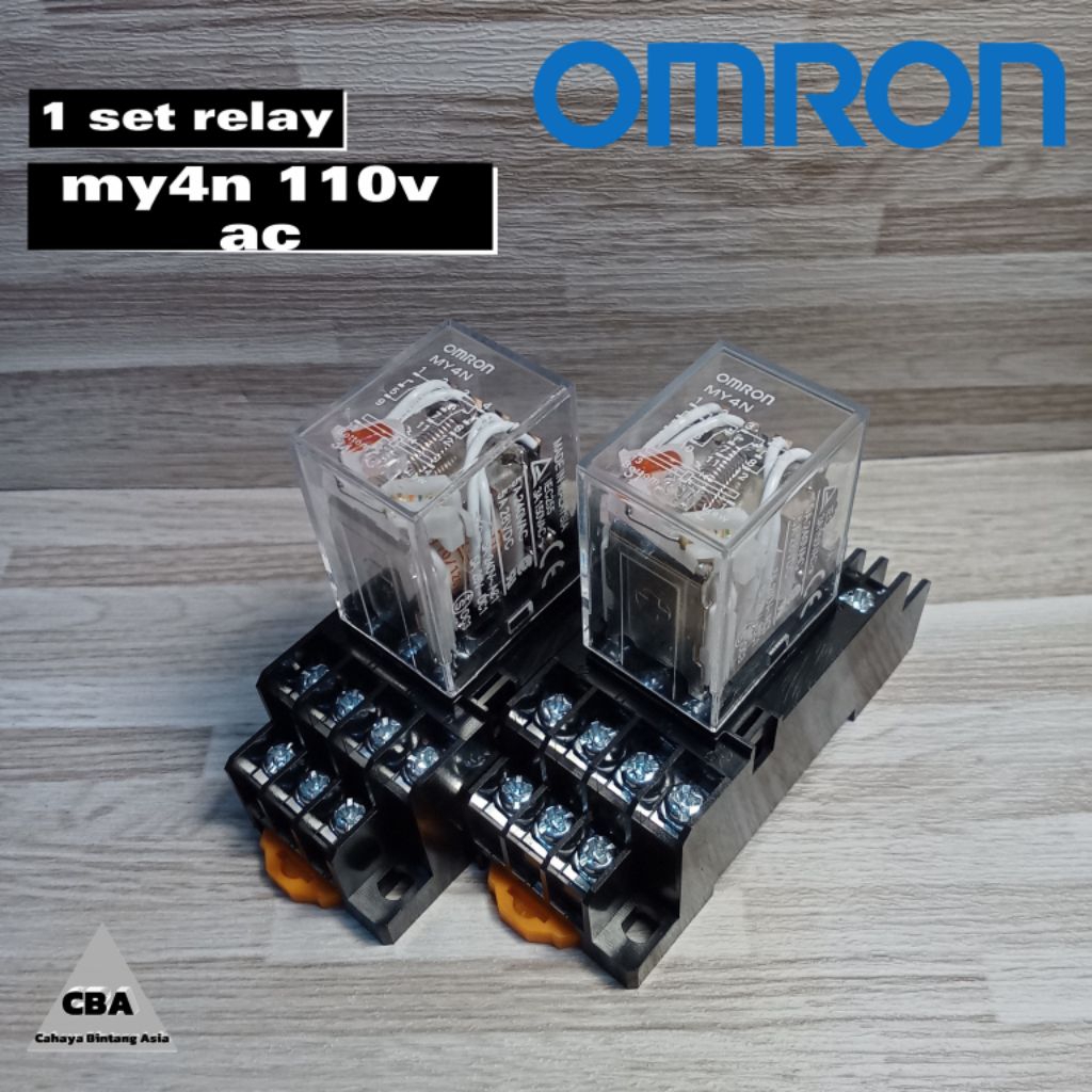 relay my4n/my4 110vac original beserta socket