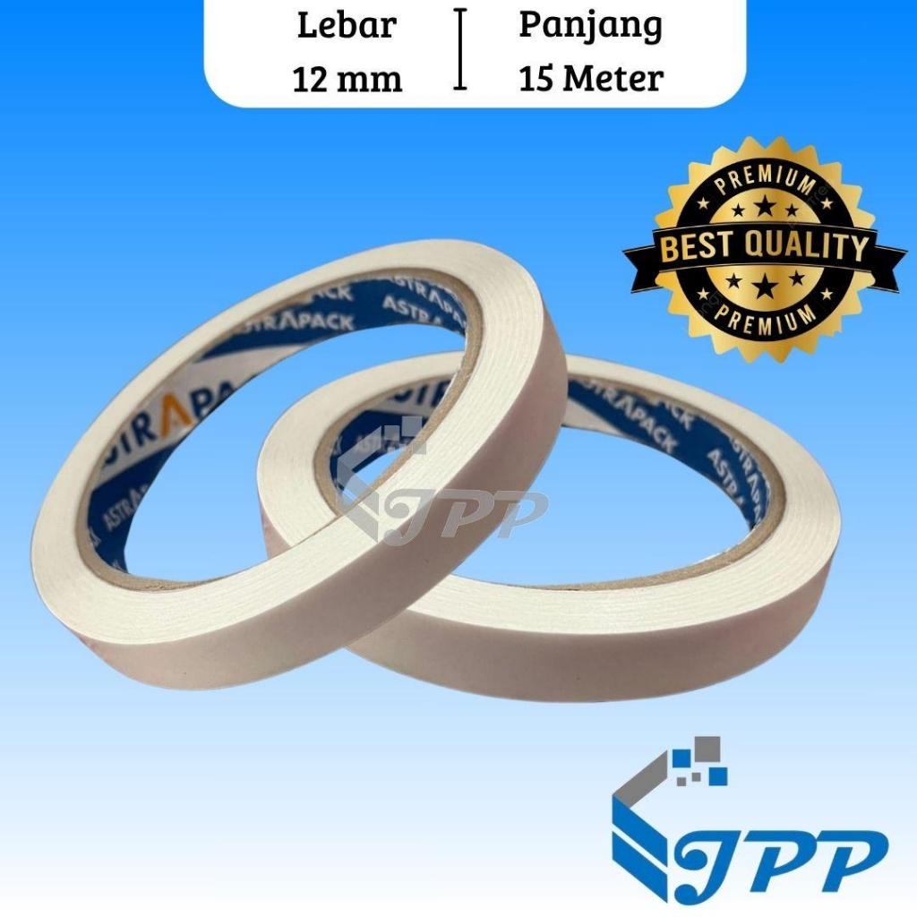 

DOUBLE TAPE 12 MM X 15 METER DOBEL TIP ASTRAPACK KUALITAS DAIMARU PALING MURAH