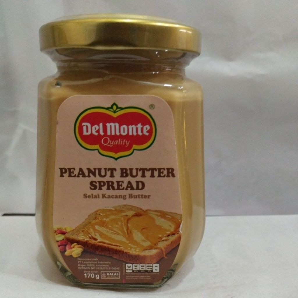 

selai kacang butter/peanut butter spread delmonte 170g