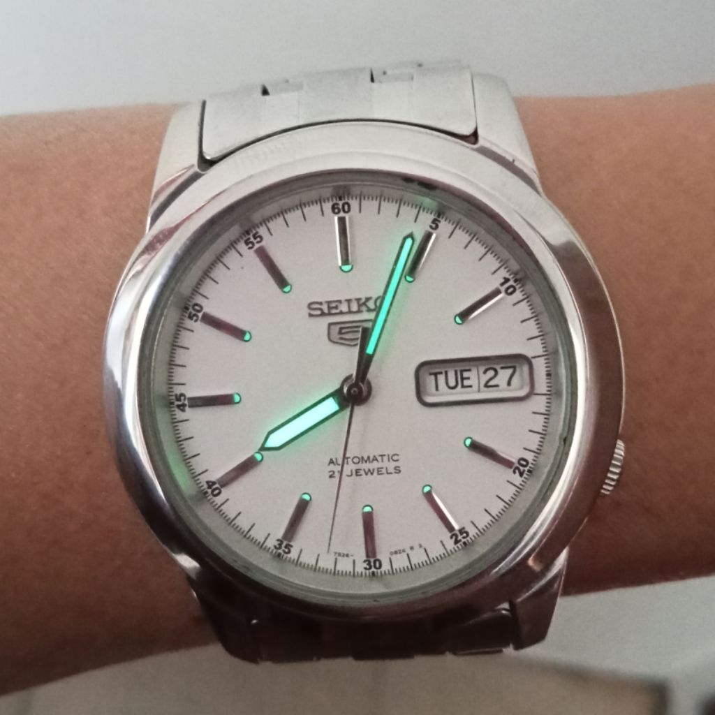 Seiko Automatic Cal 7s26-02W0 White Dial