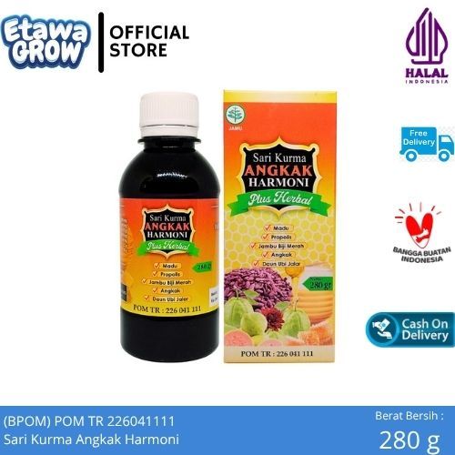 

Sari Kurma Angkak Madu Plus Propolis Asli Harmoni 280gr