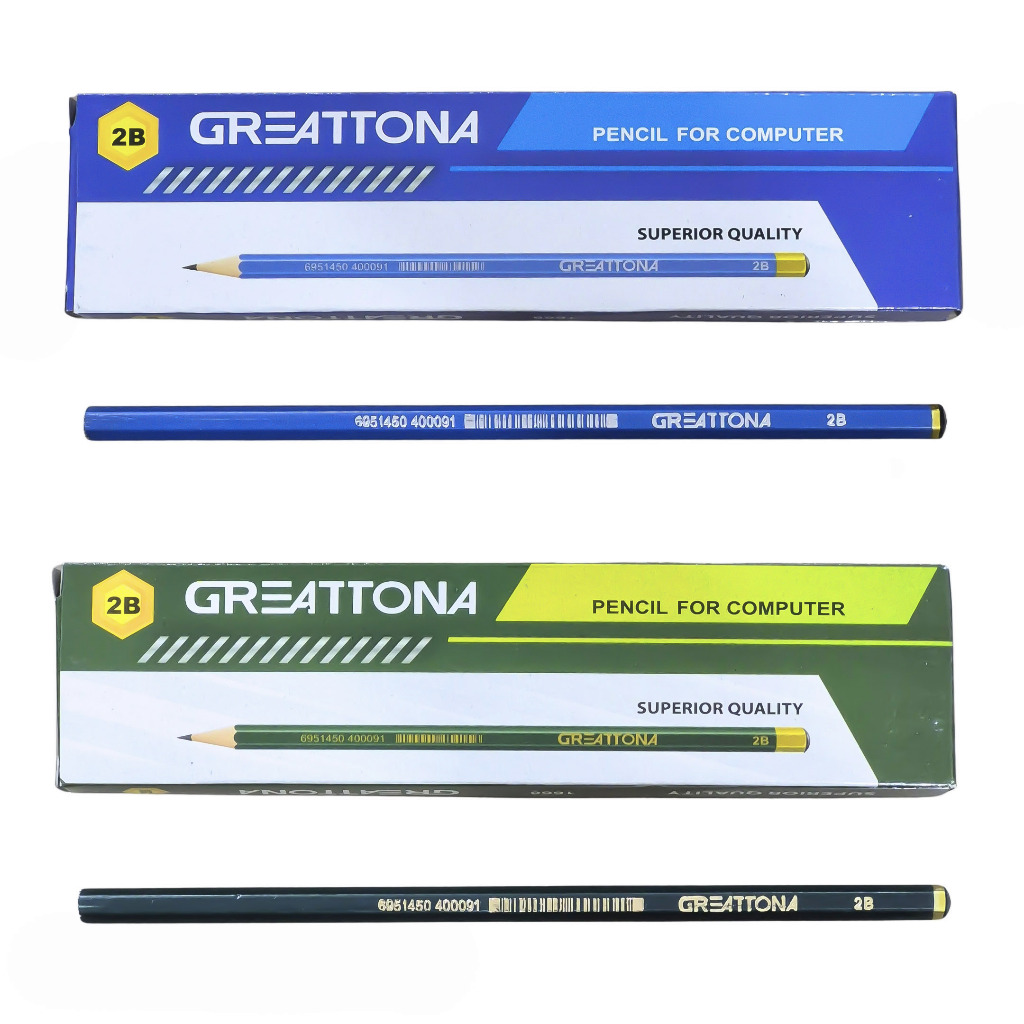 

1 LSN / 12 Pcs Pensil Greattona 2B