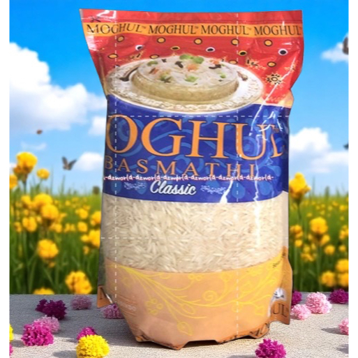 

Moghul Basmathi 2kg Classic Rice Beras Panjang Import India Indian Rices Monghul Basmati 2 Kilo Mogul