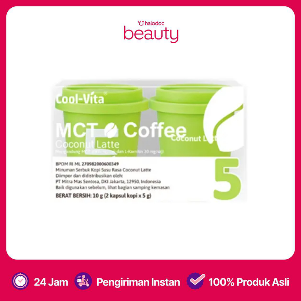 

Cool-Vita MCT Coffee Small Pack Coconut Latte 2 Kapsul