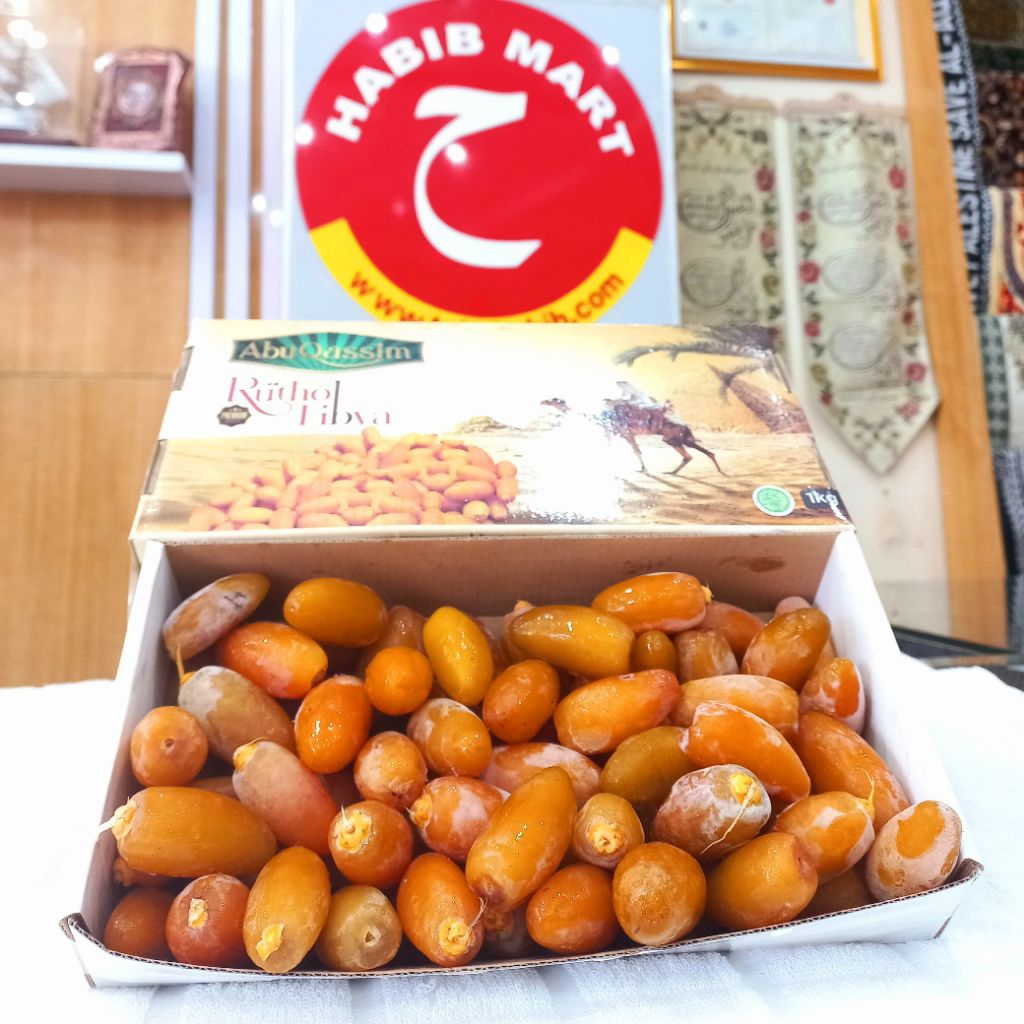 

Kurma Ruthob Libya Abu Qassim 1kg – Kurma Muda Segar Impor Asli
