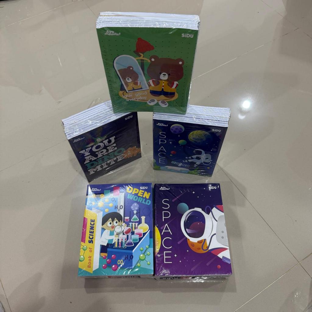

HJK (PACK) Buku Tulis SIDU 58 LEMBAR / Buku Tulis Tebal READY COD!!!