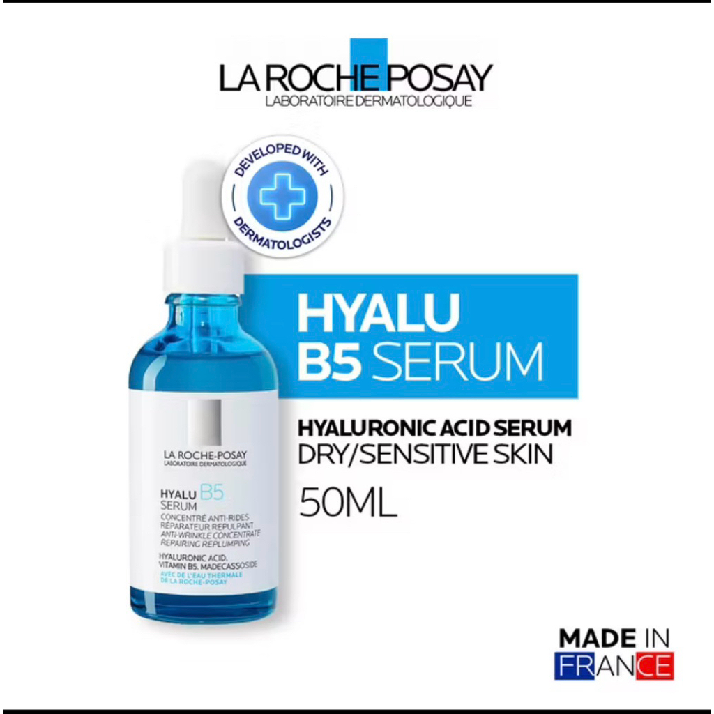 La Roche Posay Hyalu B5 Anti-Aging Serum 50ml- Serum original 50ml Hyaluronic Acid Kulit Sensitif ke