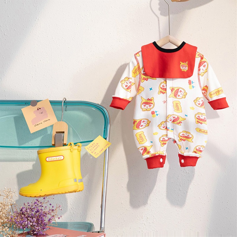 Brownieground Jumper Bayi Lengan Panjang Bip 0-1 Tahun | Piyama Bayi | Baju Bayi Laki Laki