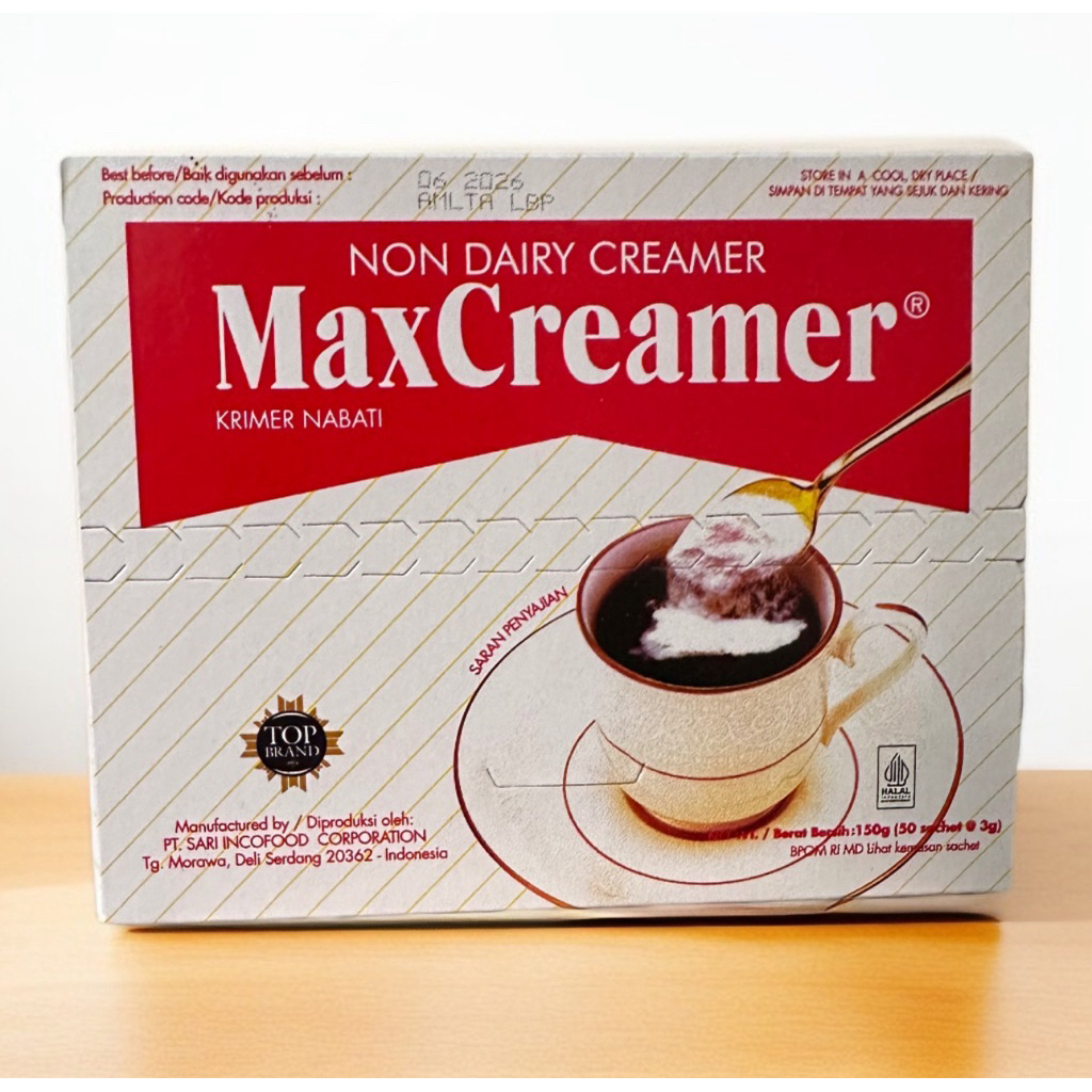 

Maxcreamer Sachet 3gr Non Dairy Creamer (50 sachet)