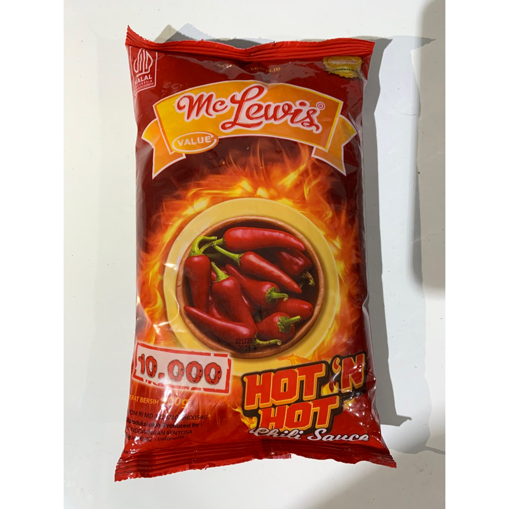 

Mc Lewis Hot N hot Sambal extra pedas