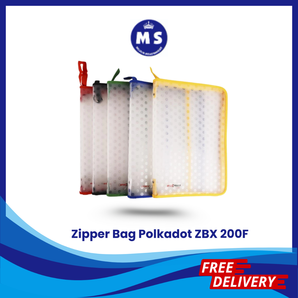 

INTERX ZIPPER BAG POLKADOT ZBX200F