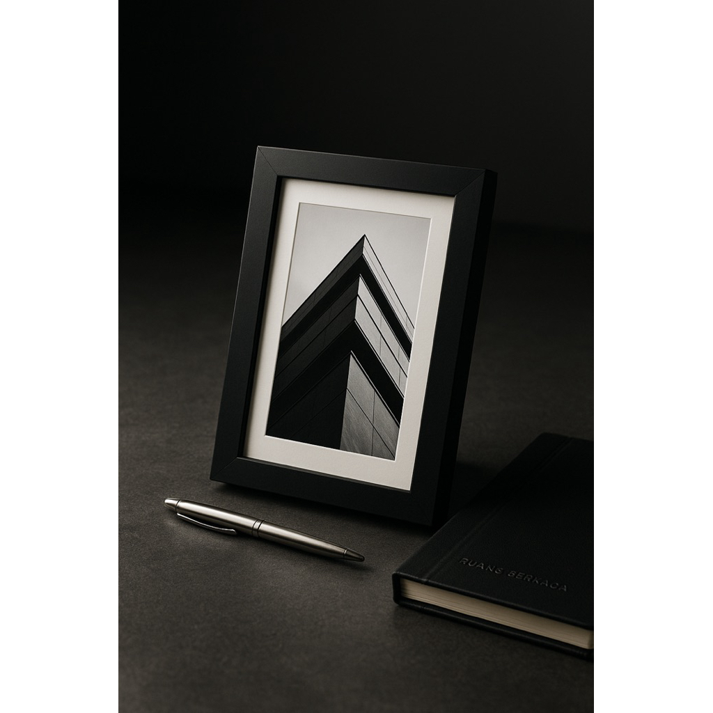 Ruang Berkaca - Bingkai Foto 4R Minimalis Anti Rayap untuk Dinding & Meja