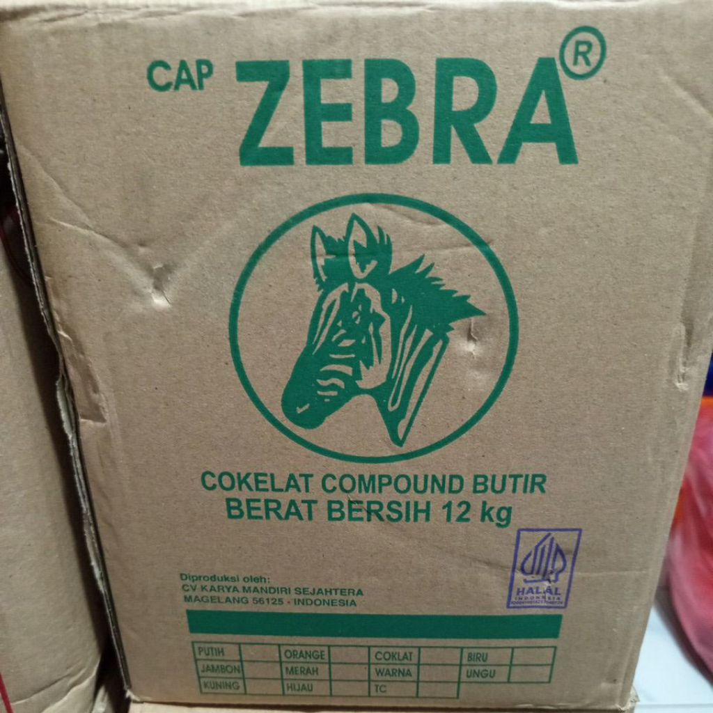 

Meses repack merk zebra 250gr