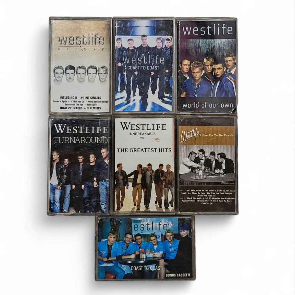 Kaset Pita Westlife Original Bekas Paket 7 Album | Lapak Lawas Yk