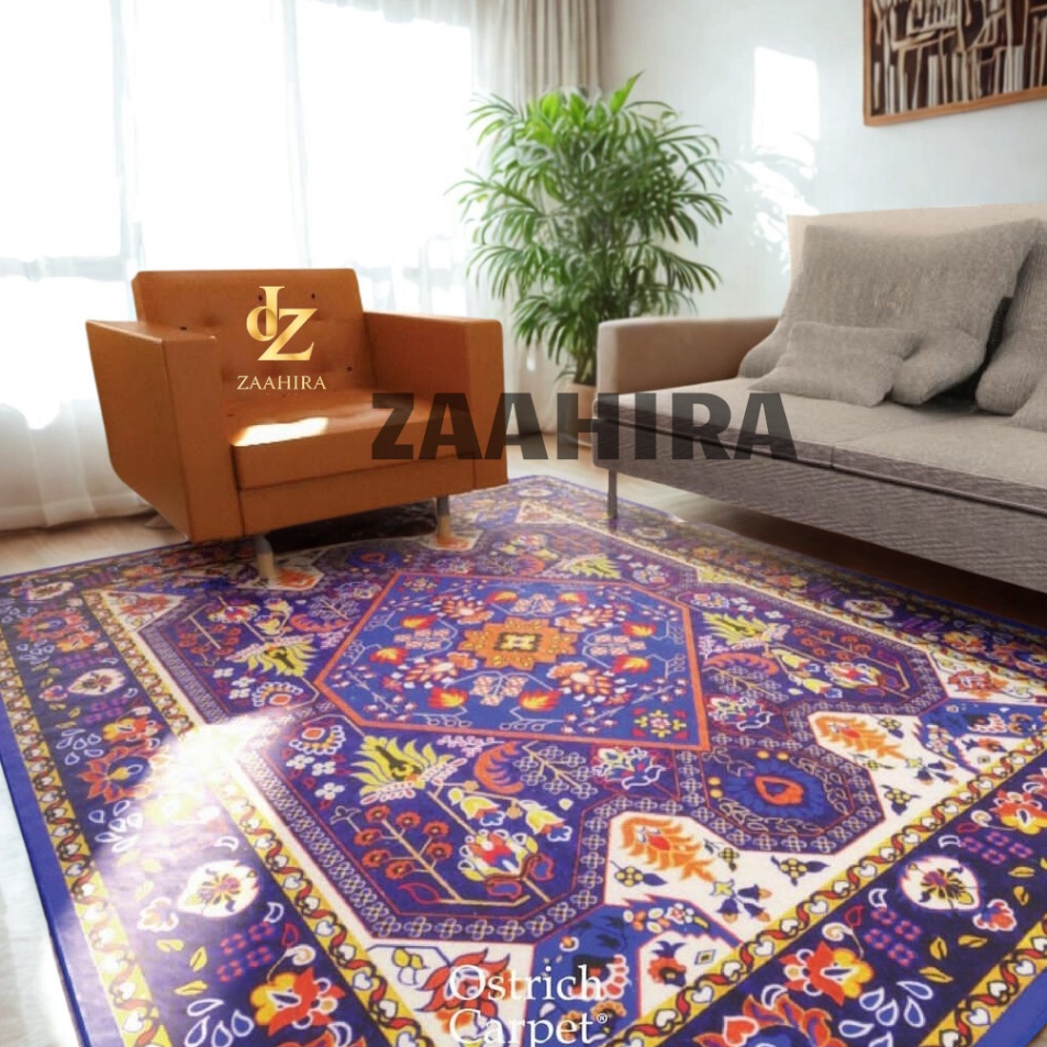Big Sale ZAAHIRASHOP Carpet Ostrich Jumbo  KARPET Turkey Ostrich Size 25  24 cm  Karpet Ruang Tamu S