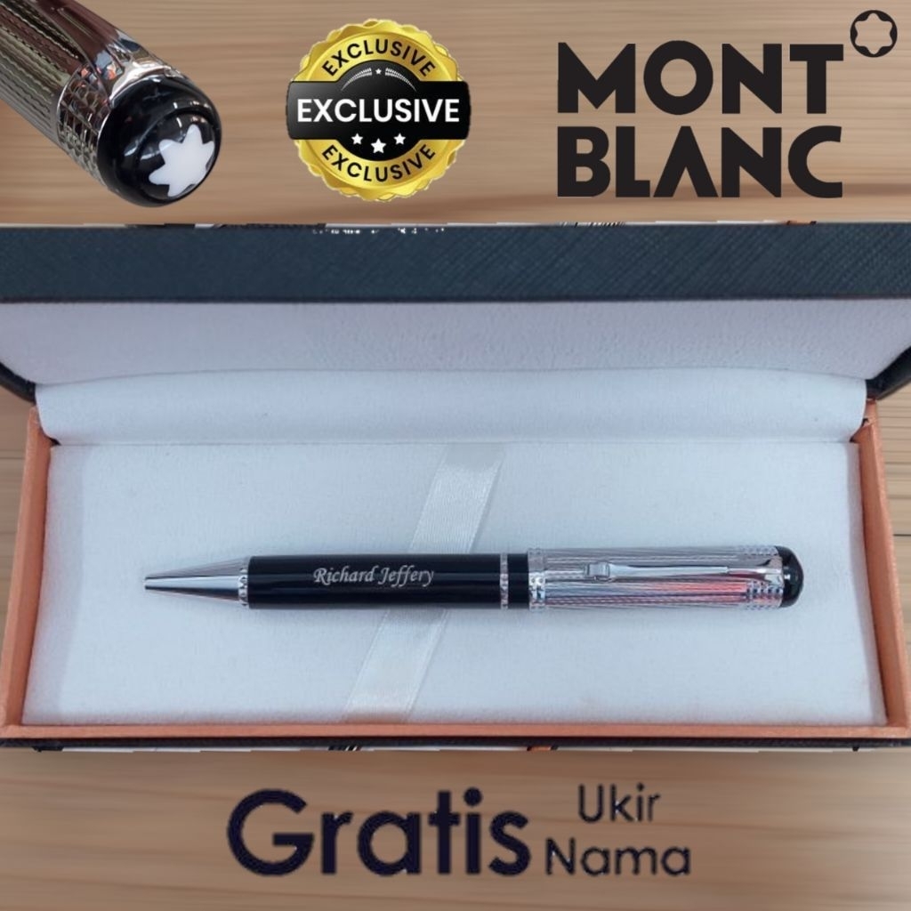 

Ballpoint Mewah Luxury Pen Montbl@nc Rotary System Gratis Grafir Nama Dan Box Exlusive