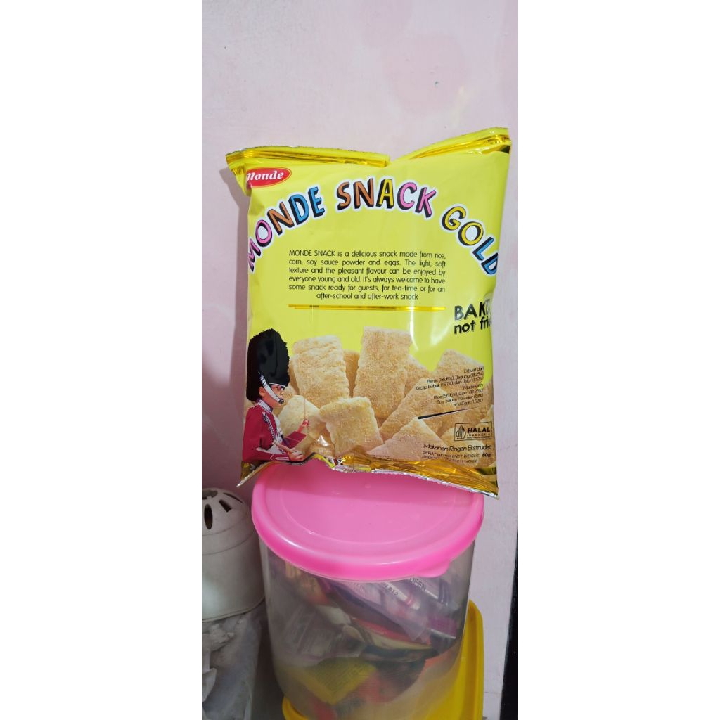 

monde Snack gold 60gr baked not fried
