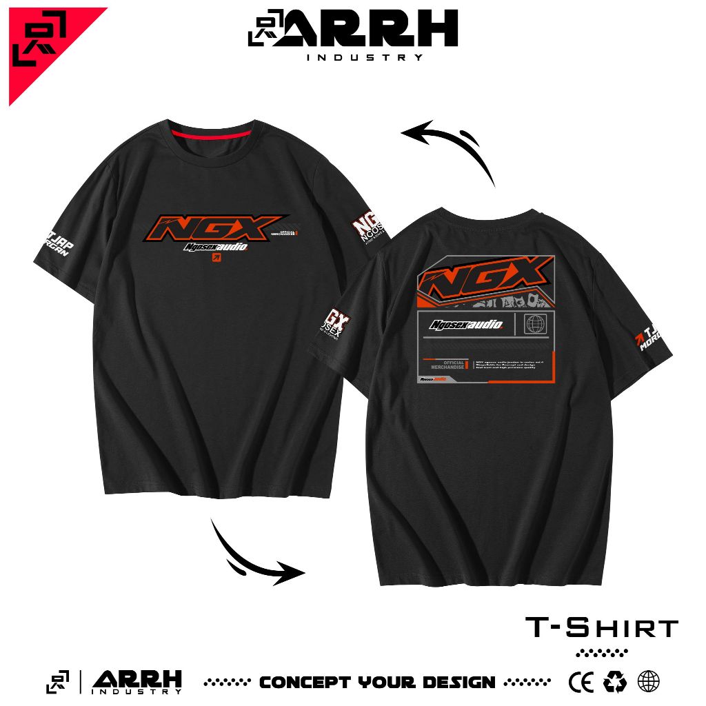 Kaos NGX AUDIO T-shirt Sound Ngx Ngosex Jember Baju Sound Horeg