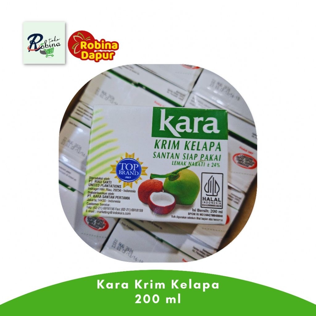 

Kara Krim Kelapa Santan Siap Pakai 200 ml