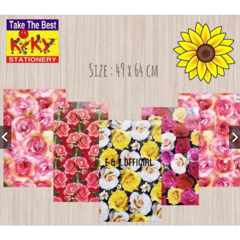 

Kertas kado merk KIKY motif