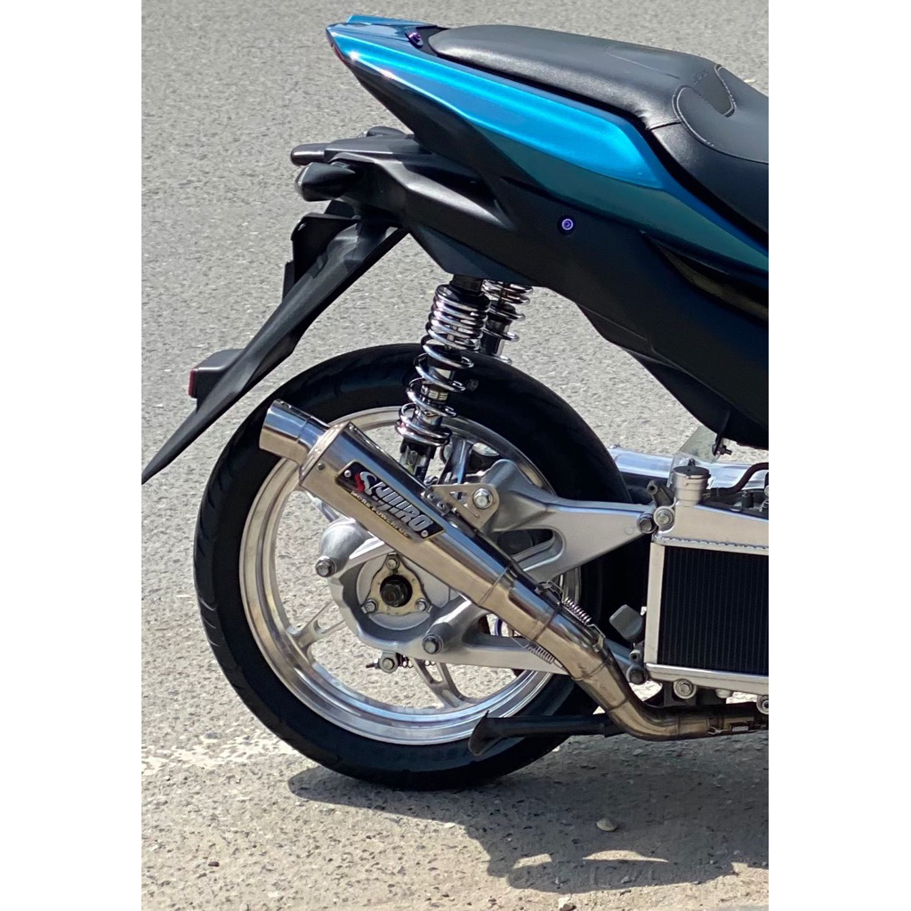 knalpot shijiro aerox new