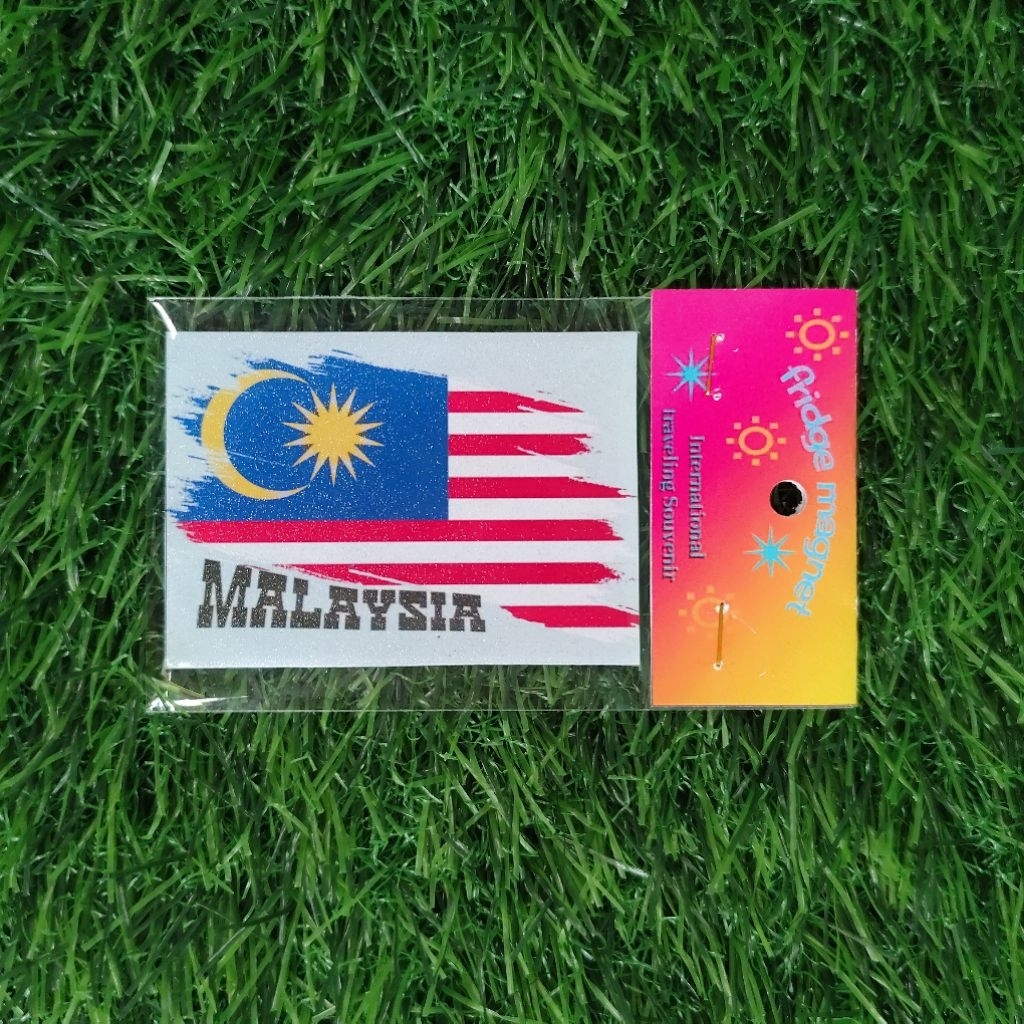 Magnet Tempelan Kulkas Malaysia Souvenir Oleh-Oleh Malaysia